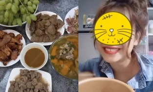 Cô gái nấu cơm 5k trên Tiktok giận chồng vì tiêu 20 ngàn đồng cho 1 bữa cơm
