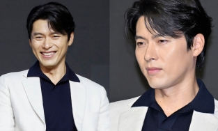 Ánh mặt ngập tràn hạnh phúc của Huyn Bin khi phóng viên nhắc chuyện làm bố