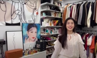 Á hậu Phương Nga khoe phòng thay đồ, netizen chê: Như shop quần áo bình dân