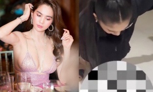 Ngán ngẩm Ngọc Trinh say xỉn, để lại hậu quả khắp biệt thự triệu đô