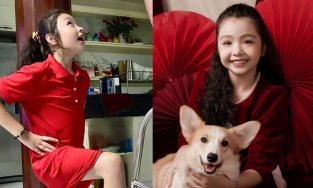 Cadie Mộc Trà nhà Elly Trần khiến dân tình ngỡ ngàng vì ngoại hình ra dáng thiếu nữ