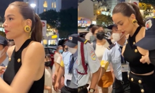 Lọt ống kính “team qua đường”, Hồ Ngọc Hà bảo toàn nhan sắc thành công