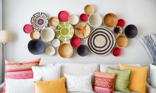 Trang trí tường nhanh - độc - lạ với những món phụ kiện sẵn có trong nhà