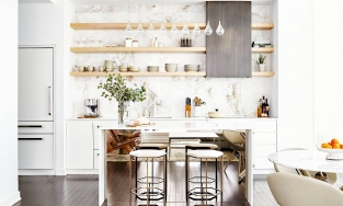 Đảo bếp ốp gương: Xu hướng làm đẹp thông minh cho căn bếp nhỏ