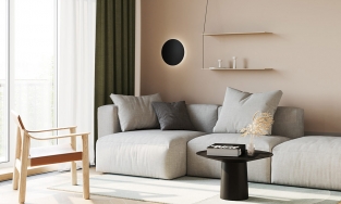 Căn hộ 80m² thiết kế ấm cúng như mang cả sắc Thu vào nhà