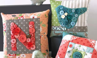 5 ý tưởng trang trí nhà dễ thương từ những chiếc cúc áo nhỏ xinh