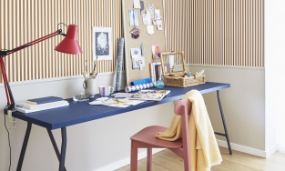 'Hô biến' không gian trống trải thành góc làm việc tại gia đầy cảm hứng