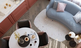 Căn hộ vỏn vẹn 28m² nhưng thu hút nhờ sắc màu ngập tràn cảm hứng