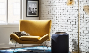 Ghế oversized, mẫu ghế cực thích hợp cho mùa Đông, nhìn đã thấy thư giãn