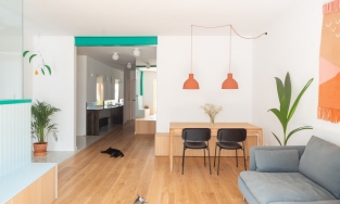 Căn hộ 91m² cực trẻ trung, đụng đâu cũng thấy bất ngờ vì quá tiện nghi