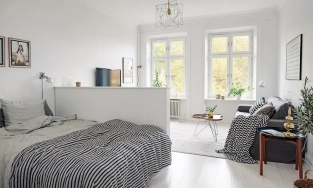 Cách phân vùng phòng khách và phòng ngủ trên một mặt bằng dễ ứng dụng