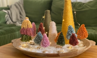 Cách làm cây thông Noel tuyệt đẹp trong vòng... 15 phút bằng len