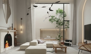 Ngôi nhà trắng tinh khôi thỏa mãn những kẻ mộng mơ nhưng ưa thực tế