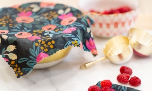 Cách làm màng bọc thực phẩm tái sử dụng nhiều lần từ vải cotton 