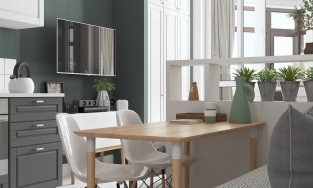 Căn hộ 28m² vẫn tiện nghi, thoải mái với phong cách Scandinavian thanh lịch