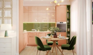 Căn hộ 39m² tone hồng và xanh tuy nhiều ngọt ngào nhưng cũng dư cá tính