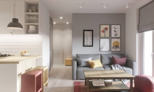 Căn hộ 42m² màu trung tính, mỗi phòng một vẻ nhưng phòng nào cũng chất lừ