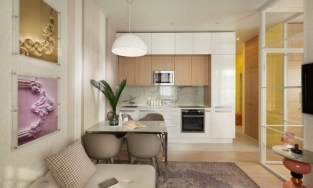 Căn hộ 34m² nhưng ấm áp, nhẹ nhàng và ngập tràn màu nắng