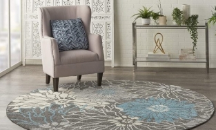 Thảm tròn, món phụ kiện cứ tưởng 'nhạt' nhưng đặt vào nhà mới thấy cá tính