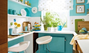 Phòng bếp vintage 10m² hóa trẻ trung hiện đại sau màn 'lột xác' bất ngờ