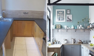 Cải tạo bếp sơ sài như của nhà thuê thành phòng bếp tiện nghi của gia đình