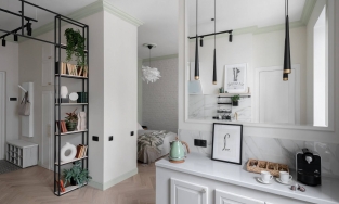 Căn hộ 40m² theo phong cách Scandinavian thanh lịch của cô nàng độc thân