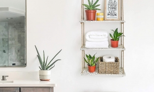 9 mẫu kệ từ tối giản đến độc đáo cho phòng tắm vừa gọn gàng lại xinh xắn