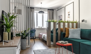 Căn hộ 44m² thiết kế trẻ trung đẹp mắt đến nỗi vừa đăng tin 1 giờ đã có người chốt thuê