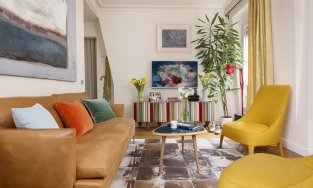 Căn hộ 40m² nhưng có đến 2 phòng ngủ tiện nghi của gia đình KTS người Pháp