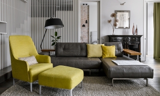 Vách ngăn thanh gỗ, ý tưởng phân vùng không gian riêng tư vẫn thông thoáng