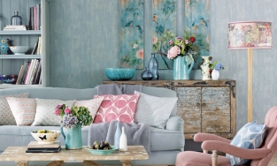 9 phòng khách đẹp dịu dàng nhờ sử dụng gam màu xanh lam trang trí nội thất