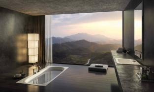 Bồn tắm chìm: Thiết kế nội thất đẹp lạ, biến phòng tắm thành spa sang chảnh