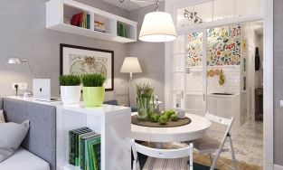 Căn hộ 25m² xinh xắn, phân vùng thông minh của nàng độc thân