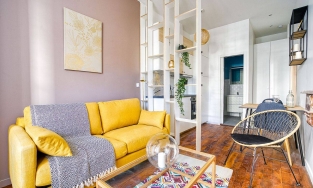 Cải tạo căn hộ chỉ 18m² xịn xò với phong cách Scandinavian thanh lịch