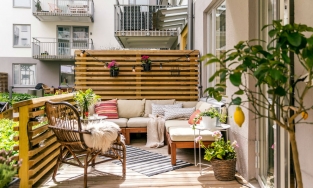 6 ý tưởng trang trí ban công phong cách Scandinavian để chào đón mùa Thu