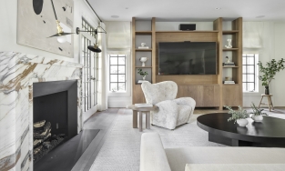 Đá cẩm thạch và những ý tưởng trang trí phòng khách thêm sang trọng