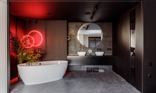 Căn hộ 89m² góc nào cũng chất lừ, cá tính, điểm nhấn chính là phòng tắm