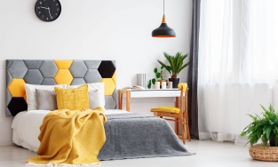 5 ý tưởng trang trí phòng ngủ mùa Thu tuyệt đẹp với sắc vàng tươi sáng