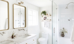 9 ý tưởng tận dụng không gian phía trên bồn cầu để lưu trữ cho nhà vệ sinh