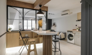 Căn hộ 40m² xinh phát hờn của nàng độc thân: Một mình thế này ai cũng thích