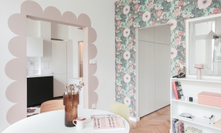 Căn hộ 44m² sống động nhờ hoa văn và màu sắc 'điệu đà' của cô gái trẻ