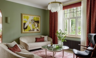 Xanh ô liu, gam màu hoàn hảo cho những ngôi nhà hướng đến sự sang trọng