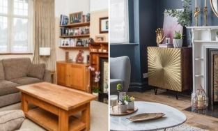 Sau cải tạo, phòng khách nhàm chán, quê mùa đẹp đến khó rời mắt 