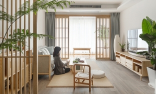 Căn hộ phong cách Zen nhẹ nhàng của nàng độc thân với chú mèo cưng tại Trung Quốc