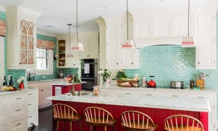 5 ý tưởng trang trí nội thất phòng bếp với gam màu đỏ nổi bật mà chẳng hề 'chói lóa'