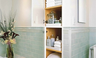 5 ý tưởng lưu trữ khăn tắm vừa gọn gàng vừa đẹp mắt cho phòng tắm nhỏ