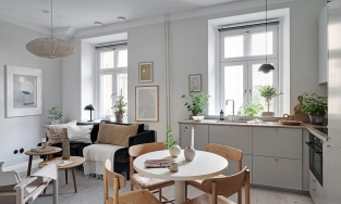 Căn hộ studio chỉ 28m² đẹp không tì vết, bài trí hợp lý từng centimet rất hợp với người trẻ