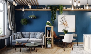 Căn hộ 26m² tự tay cải tạo nhiều thứ, chill như quán cafe của chàng trai độc thân