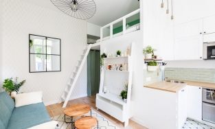 Màn 'rũ bùn' thần sầu, ai ngắm cũng khen của căn hộ 19m² 20 năm tuổi từng rất tồi tàn