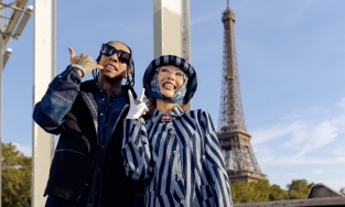 Quỳnh Anh Shyn trở thành tâm điểm chú ý khi ngồi cùng Tyga và Pharrell Williams trong hàng ghế VIP